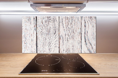 Salpicadero de cocina pared de madera