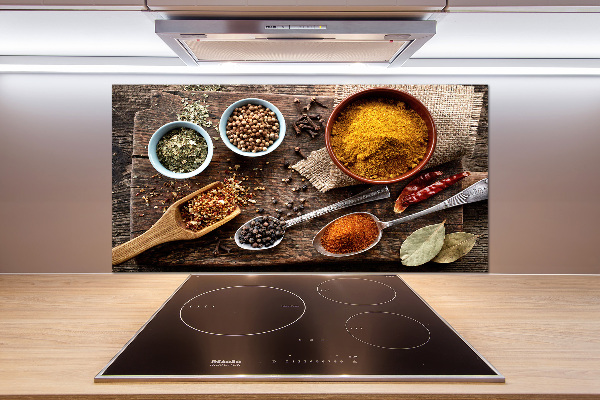 Panel de pared de cocina Mezcla de especias