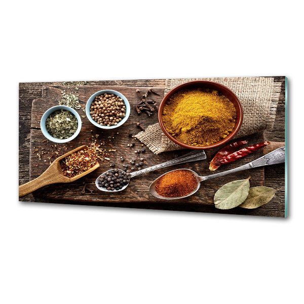 Panel de pared de cocina Mezcla de especias