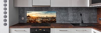 Panel de pared de cocina Amanecer en Lviv