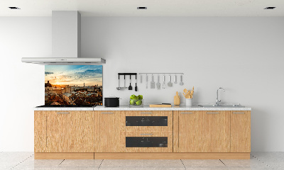 Panel de pared de cocina Amanecer en Lviv
