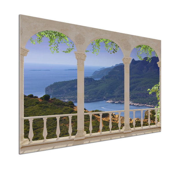 Salpicadero para cocina Vista de la bahía