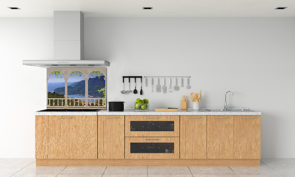 Salpicadero para cocina Vista de la bahía