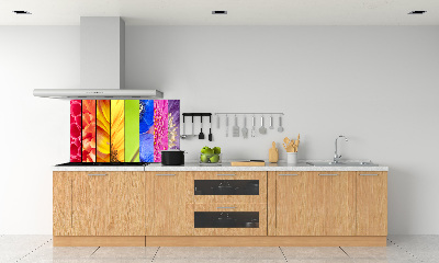 Panel para cocina flores de colores