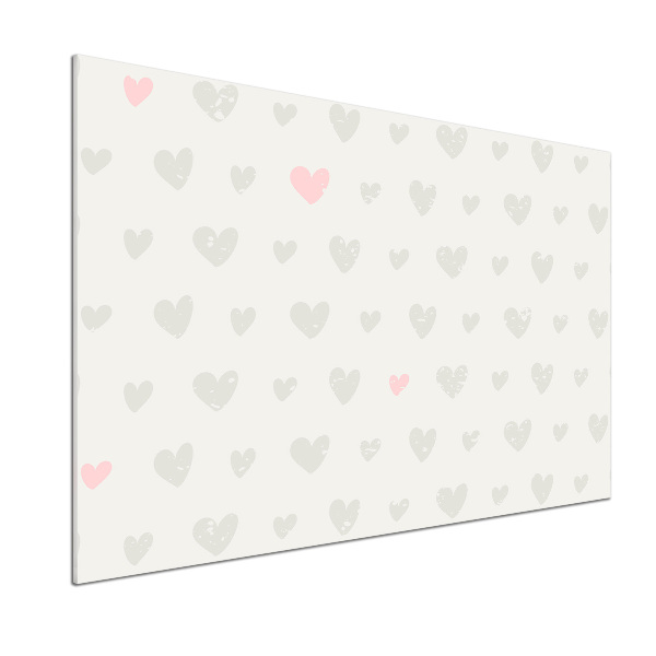 Panel do kuchni Serduszka tło