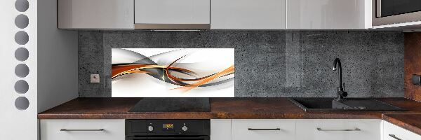 Panel do kuchni Abstrakcja fale