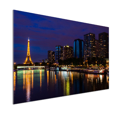 Panel de pared de cocina París de noche