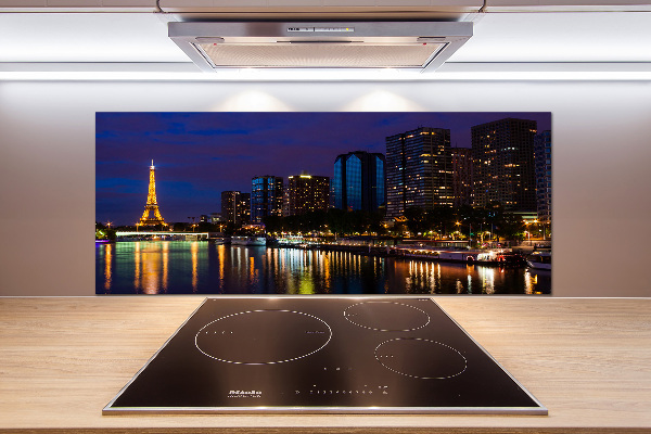 Panel de pared de cocina París de noche