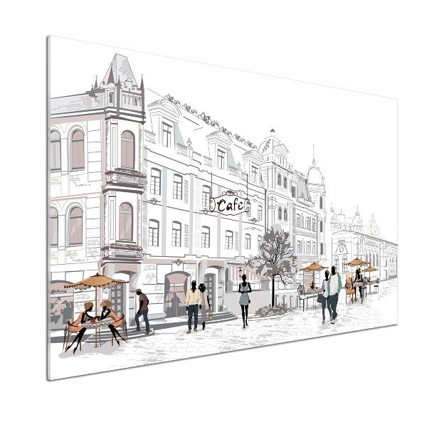 Panel dekor szkło Stare miasto