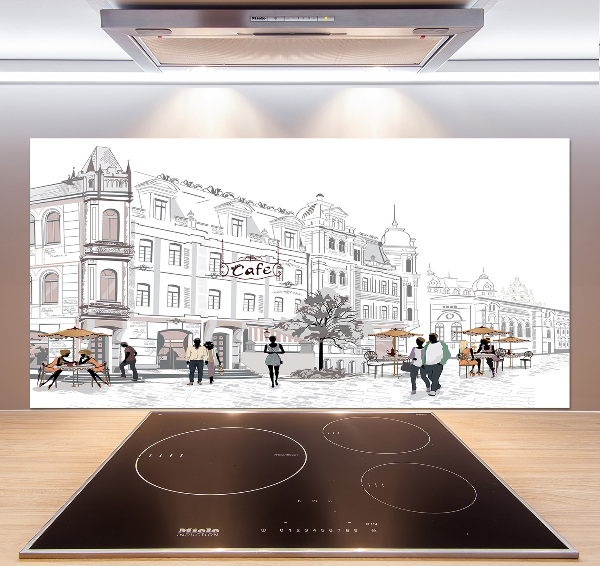 Panel dekor szkło Stare miasto