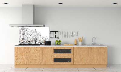 Panel dekor szkło Stare miasto