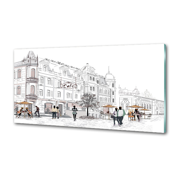 Panel dekor szkło Stare miasto