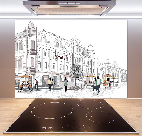 Panel dekor szkło Stare miasto