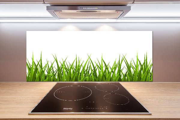 Panel szklany do kuchni Trawa