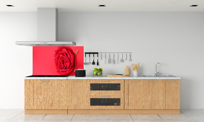 Panel para cocina Rosa roja