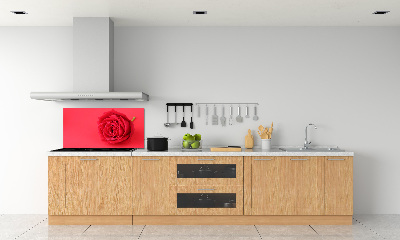 Panel para cocina Rosa roja