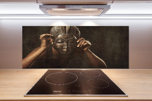 Salpicadero para cocina Máscara africana