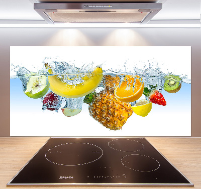 Panel de pared de cocina Frutas bajo el agua