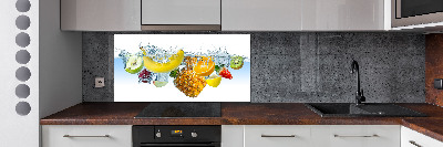 Panel de pared de cocina Frutas bajo el agua