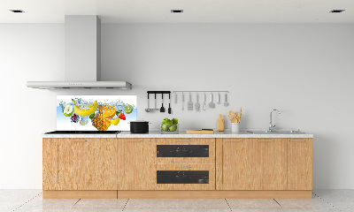 Panel de pared de cocina Frutas bajo el agua
