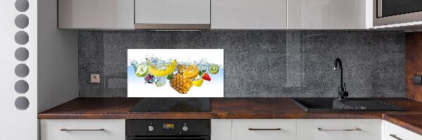 Panel de pared de cocina Frutas bajo el agua