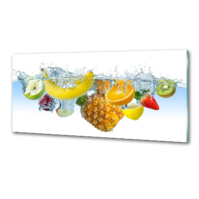 Panel de pared de cocina Frutas bajo el agua