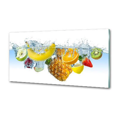 Panel de pared de cocina Frutas bajo el agua
