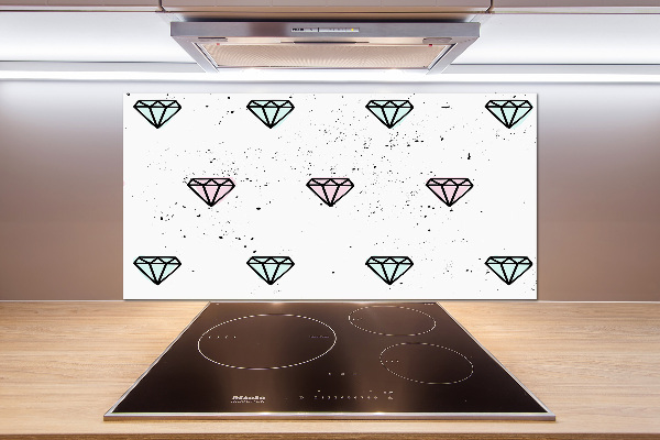 Panel de pared de cocina Diamantes