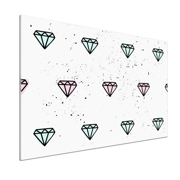 Panel de pared de cocina Diamantes