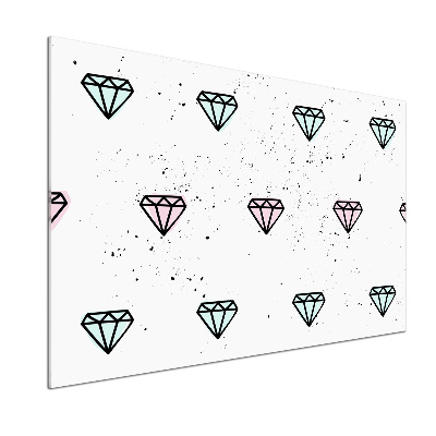 Panel de pared de cocina Diamantes