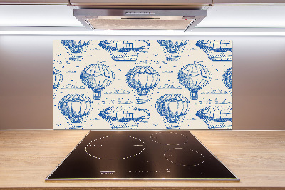 Panel de pared de cocina Globos y dirigibles