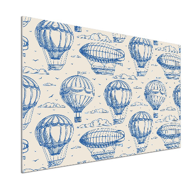 Panel de pared de cocina Globos y dirigibles