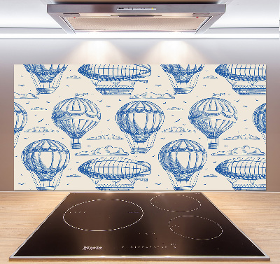 Panel de pared de cocina Globos y dirigibles