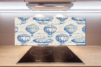 Panel de pared de cocina Globos y dirigibles