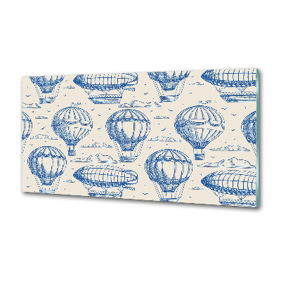 Panel de pared de cocina Globos y dirigibles