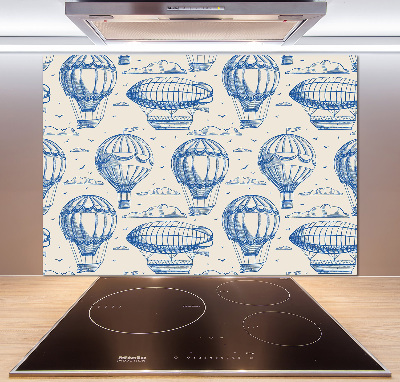 Panel de pared de cocina Globos y dirigibles
