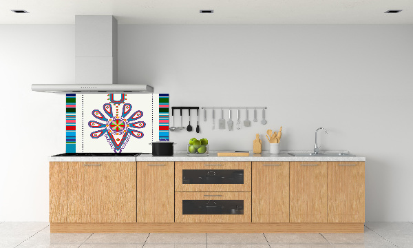 Panel de pared de cocina Patrón popular polaco