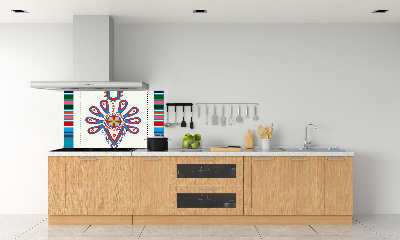 Panel de pared de cocina Patrón popular polaco