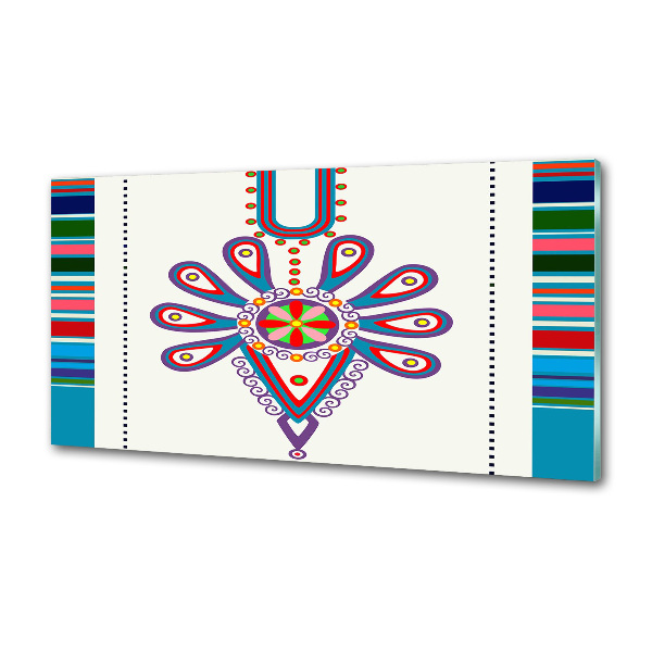 Panel de pared de cocina Patrón popular polaco