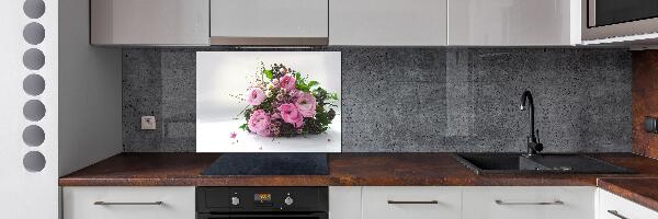 Panel para cocina Un ramo de rosas