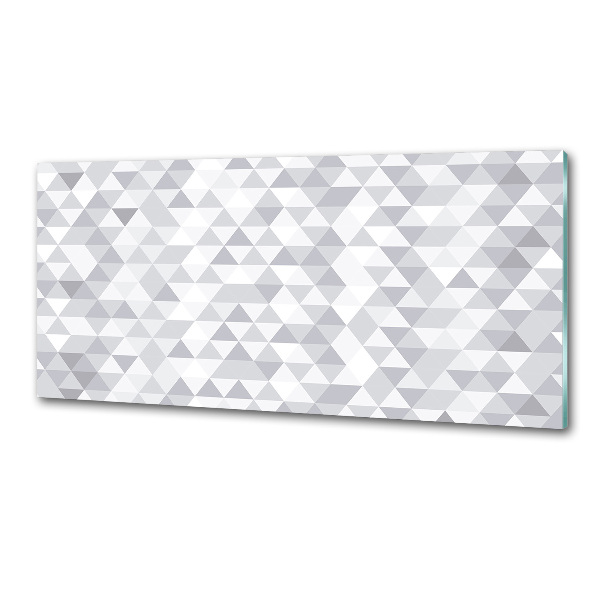 Panel do kuchni Szare trójkąty