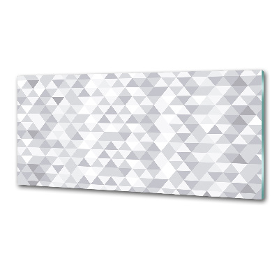 Panel do kuchni Szare trójkąty