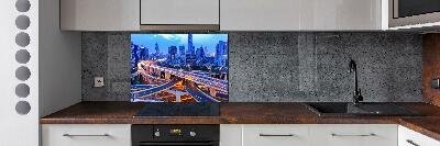 Panel szklany do kuchni Wiadukt