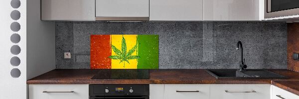 Panel antisalpicaduras Bandera rasta