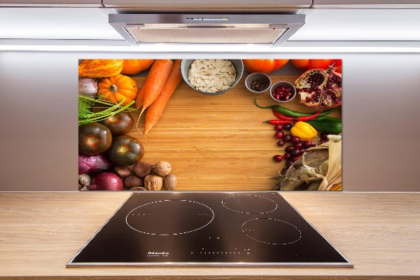 Panel para cocina Verduras de otoño