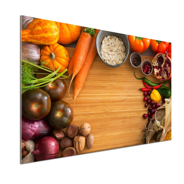 Panel para cocina Verduras de otoño