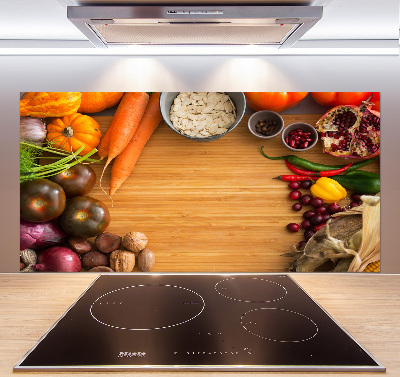 Panel para cocina Verduras de otoño