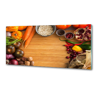 Panel para cocina Verduras de otoño