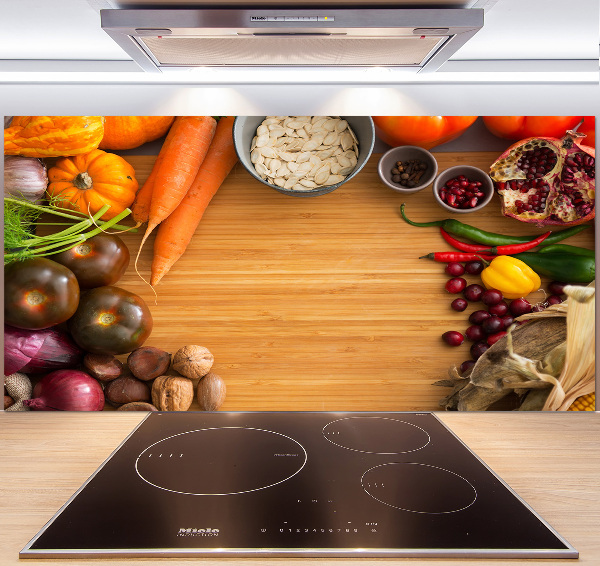 Panel para cocina Verduras de otoño