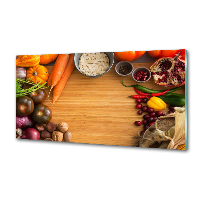 Panel para cocina Verduras de otoño
